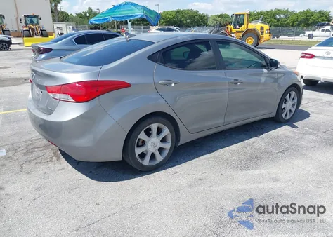 2011 Hyundai Elantra Limited (Ulsan Plant) from USA, damaged, VIN KMHDH4AE6BU116113